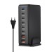 [GaN Tech]Bakeey 286W 8-Port USB PD Charger 2USB-A+6USB-C PD QC Fast Charging Desktop Charging Station EU Plug US Plug for iPhone 15 14 13 for Samsung Galaxy S24 for Huawei Pura70 Ultra for Xiaomi Civi 4 Pro