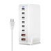 [GaN Tech]Bakeey 286W 8-Port USB PD Charger 2USB-A+6USB-C PD QC Fast Charging Desktop Charging Station EU Plug US Plug for iPhone 15 14 13 for Samsung Galaxy S24 for Huawei Pura70 Ultra for Xiaomi Civi 4 Pro