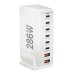 [GaN Tech]Bakeey 286W 8-Port USB PD Charger 2USB-A+6USB-C PD QC Fast Charging Desktop Charging Station EU Plug US Plug for iPhone 15 14 13 for Samsung Galaxy S24 for Huawei Pura70 Ultra for Xiaomi Civi 4 Pro