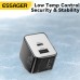 [GaN Tech] ESSAGER ES-CD39 33W 2-Port USB PD Charger USB-A+USB-C QC4.0 PD3.0 PPS FCP AFC iP2.4A Fast Charging Wall Charger Adapter EU Plug US Plug for iPhone 15 14 13 for Huawei Mate60 for Xiaomi 14pro for Oppo Find X7