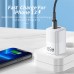 [GaN Tech]KUULAA 65W 2-Port USB PD Charger 65W GaN PD30W Type-C Fast Charging Wall Charger Adapter EU Plug for iPhone 13 Pro for Samsung Galaxy S20 for Huawei P50 for Xiaomi Mi12