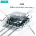 [GaN Tech] USAMS US-CC202 PD35W 2-Port USB PD Charger Dual 17.5W Type-C Fast Charging Wall Charger Adapter EU Plug for iPhone 15 15 Plus 15 Pro 15Pro Max for Huawei Mate60 Pro for Xiaomi 13pro for Samsung Galaxy S23