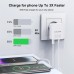 [GaN Tech] USLION BK306 PD35W 2-Port USB PD Charger USB-A+USB-C PD3.0 QC3.0 PPS AFC SCP SSCP Fast Charging Wall Charger Adapter EU Plug for iPhone 15 14 13 for Huawei Mate60 Pro for Samsung Galaxy Z Flip4 for Xiaomi 13pro