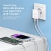 [GaN Tech] USLION BK306 PD35W 2-Port USB PD Charger USB-A+USB-C PD3.0 QC3.0 PPS AFC SCP SSCP Fast Charging Wall Charger Adapter EU Plug for iPhone 15 14 13 for Huawei Mate60 Pro for Samsung Galaxy Z Flip4 for Xiaomi 13pro