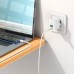 HOCO C111A Dual Port PD 30W QC3.0 Type-C + USB Fast Charging Wall Charger Adapter EU Plug With 1m Long Type-C to Type-C Cable For Samsung Galaxy S22 S22 Ultra Galaxy Z Flip 4 For Xiaomi Mi 12T Redmi Note 12 Huawei P50