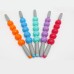 KALOAD 5 Rollers Massage Rollers Yoga Sports Hedgehog Ball Exercise Tools Eliminate Fat Health Care Bar