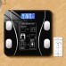 KALOAD® USB+Solar Powered Body Fat Scale BMI Scales Smart Wireless Digital Bathroom Weight Scale Body Composition Analyzer