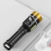 BIKIGHT 885 LED+COB 500m Long Range Strong ABS Housing Flashlight With COB Side Light Type-C USB Rechargeable Portable LED Torch Lamp Powerful Spotlight