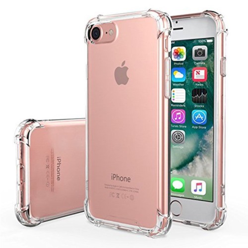 Air Cushion Soft TPU Transparent Shockproof Protective Case For iPhone 7 / for iPhone 8 / for iPhone SE 2020