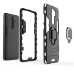 Bakeey Armor Shockproof Magnetic with 360 Rotation Finger Ring Holder Stand PC Protective Case for Xiaomi Redmi 9 Non-original