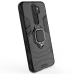 Bakeey Armor Shockproof Magnetic with 360 Rotation Finger Ring Holder Stand PC Protective Case for Xiaomi Redmi 9 Non-original