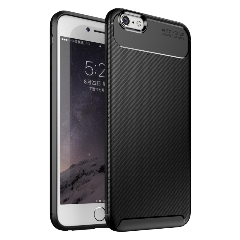 Bakeey Protective Case For iPhone 6 Plus/6s Plus Slim Carbon Fiber Fingerprint Resistant Soft TPU Back Cover