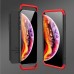 Bakeey™ 3 in 1 Double Dip 360° Hard PC Protective Case For iPhone XS