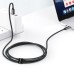 Baseus 100W LED Display USB-C to USB-C PD Power Delivery Cable E-mark Chip Fast Charging Data Transfer Cord Line for Samsung Galaxy S21 Note S20 Iltra Huawei Mate 40 OnePlus 9 Pro for iPad Pro 2020 MacBook Air 2020