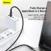 Baseus CW-YMS 100W USB-C to USB-C PD Cable PD3.0 Power Delivery QC4.0 Fast Charging Data Transmission Cord Line For Samsung Galaxy Note 20 For iPad Pro 2020 MacBook Air 2020 Mi 10 Huawei P40