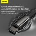 Baseus CW-YMS 100W USB-C to USB-C PD Cable PD3.0 Power Delivery QC4.0 Fast Charging Data Transmission Cord Line For Samsung Galaxy Note 20 For iPad Pro 2020 MacBook Air 2020 Mi 10 Huawei P40