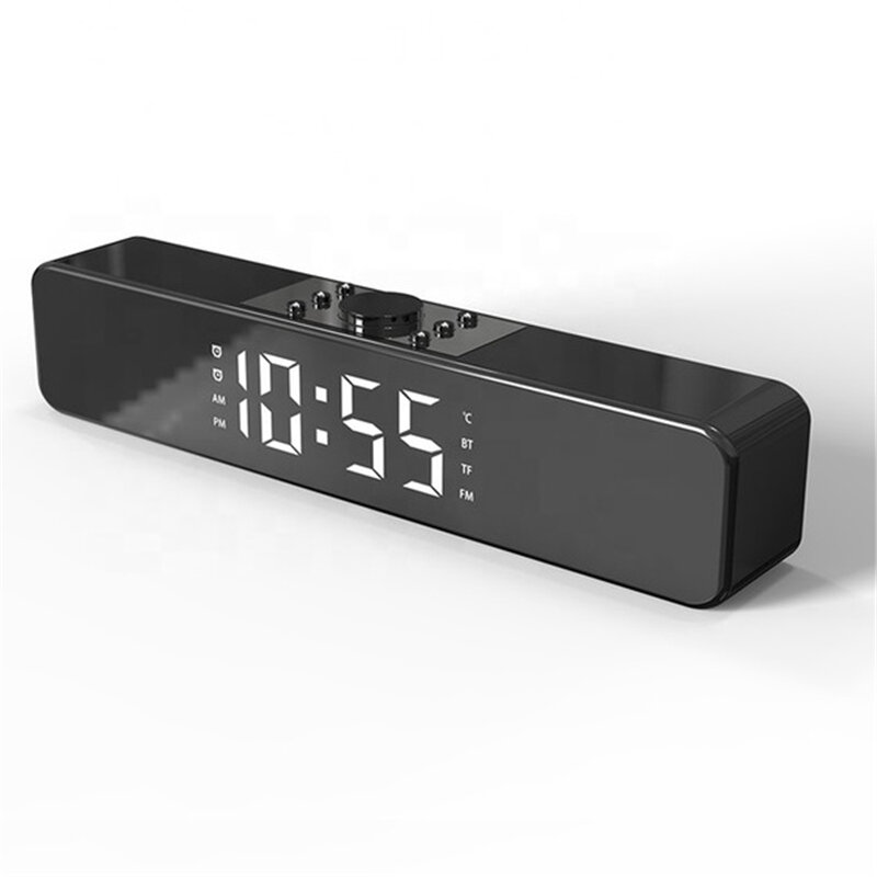 Bakeey G2 Alarm Clock bluetooth Speaker With LED Digital Display Wired Wireless Home Theater Surround Sound Bar