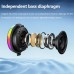 EBS-310 Mini bluetooth 5.3 Speaker Portable Speaker Bass RGB Light TWS Hands-free Call IPX5 Waterproof Outdoors Handheld Speaker with Lanyard