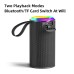 EBS-703 5W bluetooth 5.3 Speaker Portable Speaker RGB Light TF Card Hands-free Call IPX5 Waterproof Outdoors Wireless Speaker Subwoofer