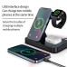 100W 4 in 1 Foldable Wireless Charger Charging Station For iPhone 14 13Pro Apple Watch 7/6 For Samsung Galaxy Watch Chargers 4/3 S22 S21