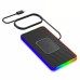 15W 10W 7.5W 5W Wireless Charger RGB Fast Wireless Charging Pad with 1M Cable for Qi-enabled Smart Phones for iPhone 15Pro Max/15 Pro/15 Plus/15 14 13 for Huawei Mate60 Pro for Xiaomi 13pro for Airpods