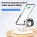 30W 4 in 1 Magnetic Wireless Charger Lamp for iPhone 12 13 14 Pro Max Mini Apple Watch Airpods Fast Charging Dock Station