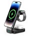 B-23 15W 10W 7.5W 5W Wireless Charger Fast Wireless Charging Stand for Qi-enabled Smart Phones for iPhone 15 15Plus 15 Pro 15Pro Max for Huawei Mate60 Pro for Samsung Galaxy S23 for Xiaomi13pro for Airpods for Apple Watch