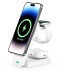 B-23 15W 10W 7.5W 5W Wireless Charger Fast Wireless Charging Stand for Qi-enabled Smart Phones for iPhone 15 15Plus 15 Pro 15Pro Max for Huawei Mate60 Pro for Samsung Galaxy S23 for Xiaomi13pro for Airpods for Apple Watch