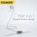 ESSAGER ES-WC05 15W 10W 7.5W 5W 3W Wireless Charger Fast Wireless Charging Pad for Qi-enabled Smart Phones for iPhone 14 Pro Max for 14 Pro 13 12 for Xiaomi 13pro for Huawei Mate50