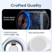 KUULAA KL-CD70 15W RGB Wireless Capsule Charger Fast Wireless Charging Stand for Smart Phones for iPhone 15 14 13 for Huawei Pura 70 for Samsung Galaxy S24 for Apple Watch for Airpods