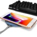 Qi Wireless Fast Charger Pad Metal Cloth Charging Mat for iPhone for Samsung 9V 7.5W