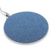 Qi Wireless Fast Charger Pad Metal Cloth Charging Mat for iPhone for Samsung 9V 7.5W