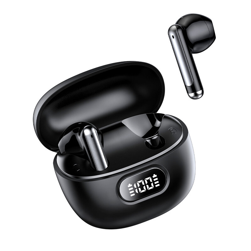 AGETUNR S53 TWS Earbus Wireless bluetooth Earphone 13mm Moving Coil Stereo Bass Digital Display Low Gaming Delay Semi-in-ear Sport Headphone