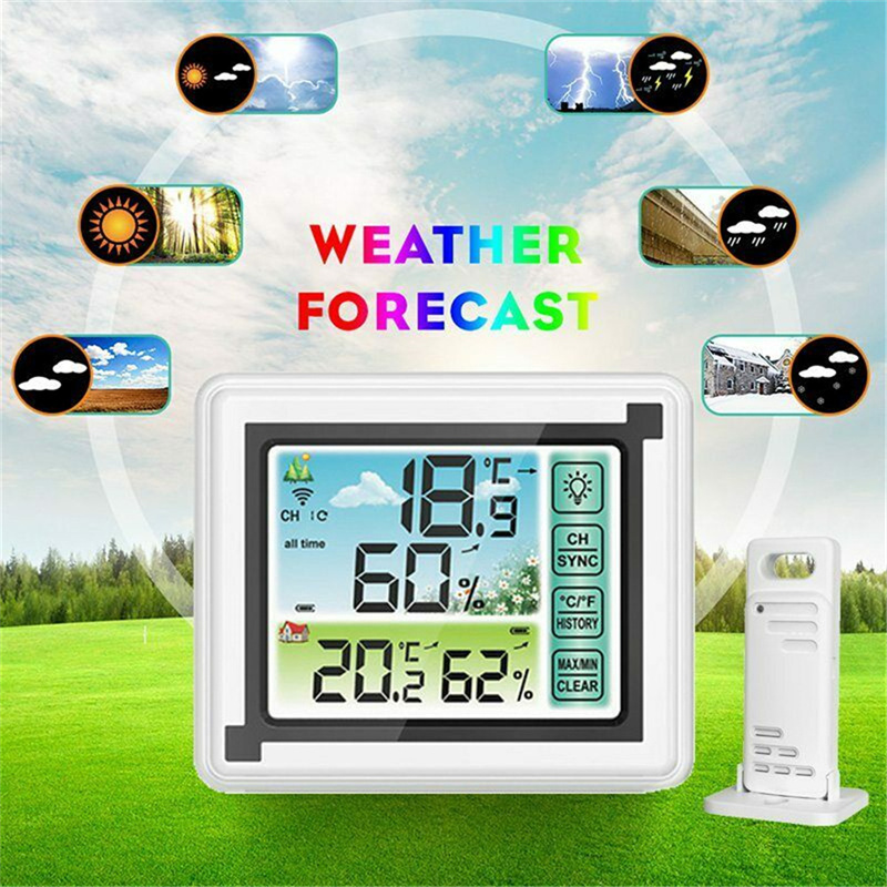 1-to-1IndoorOutdoorWirelessThermometerLargeColorfulScreenTemperatureHumidityMonitorWeatherStationClo-1995956-10