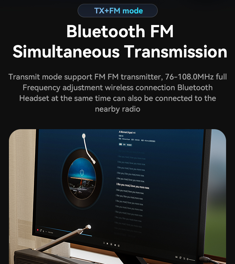 3in1DigitalDisplaybluetooth54AudioTransmitterReceiverFMModulatorTransmitter35MMAUXRCAUSBType-CMulti-2011180-17