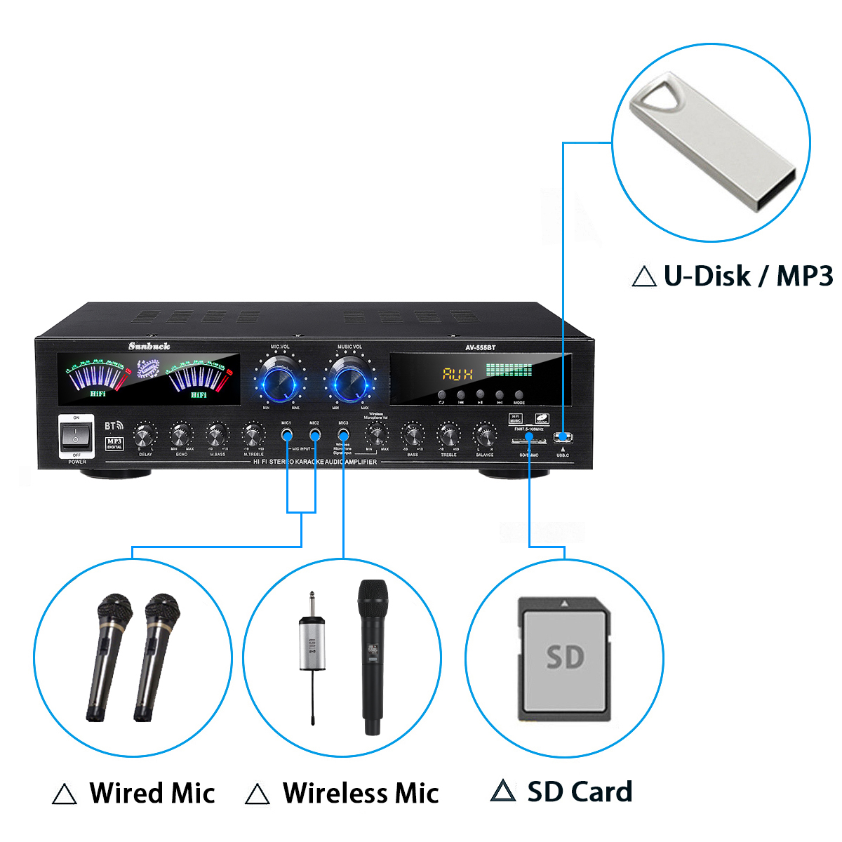 AV555BTbluetoothAmplifierMiniHIFIDigitalbluetoothAudioPowerAmplifier-1974826-9