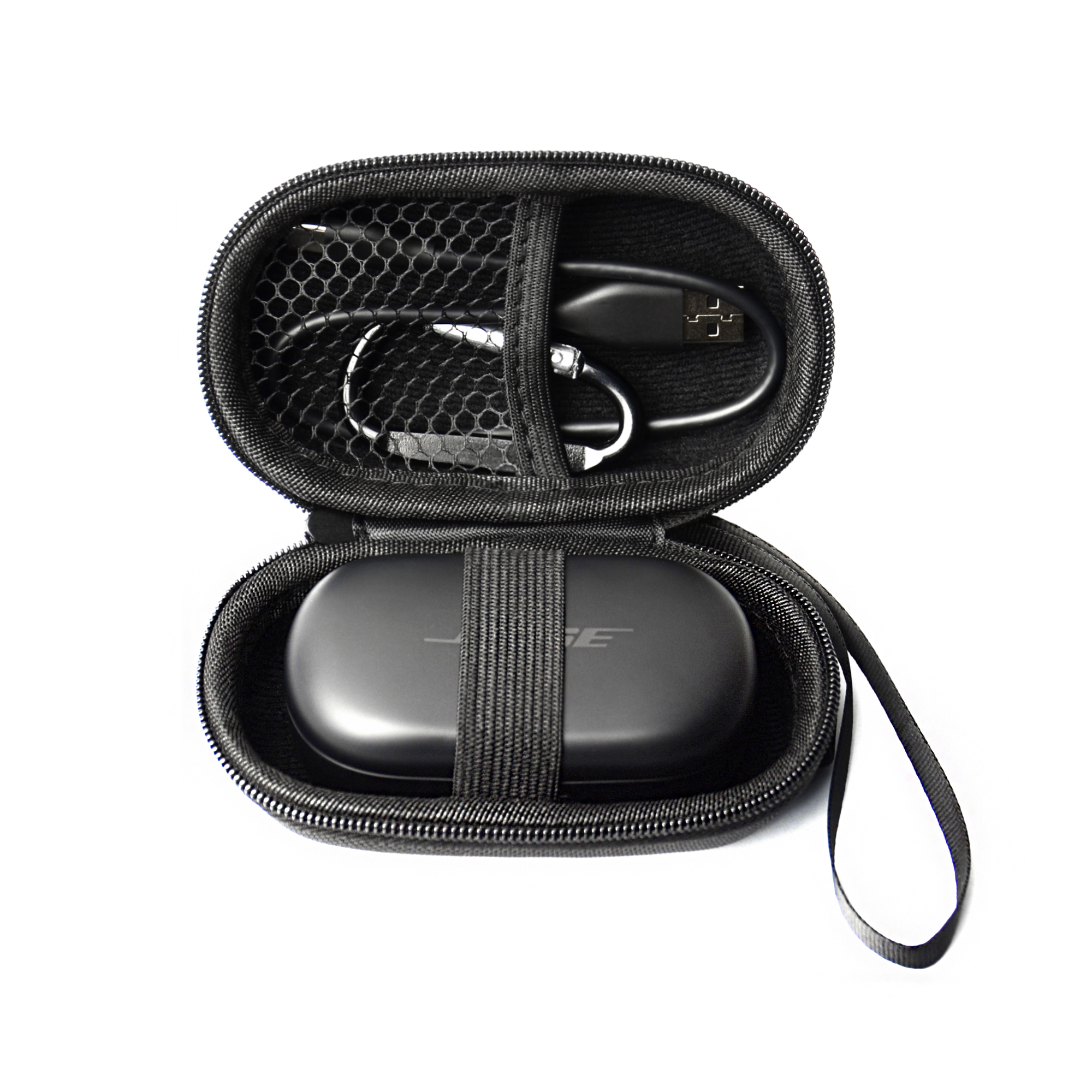 BakeeyHeadphoneProtectiveCaseBoxforQuietComfortProtectiveCasewithCarabinerStorageBag-1794928-1