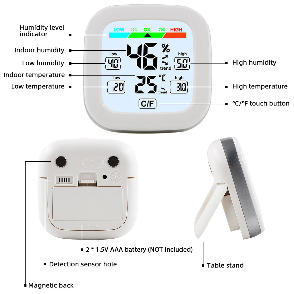 DigitalHygrometerThermometerIndoorTemperatureHumidityMeterSensor24HDataRecordLCDDisplayMagneticAdsor-1970254-2