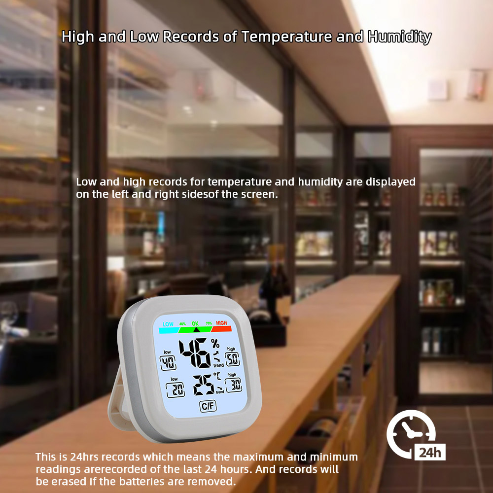 DigitalHygrometerThermometerIndoorTemperatureHumidityMeterSensor24HDataRecordLCDDisplayMagneticAdsor-1970254-5