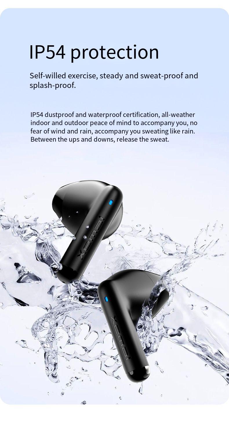 EdifierX2PLUSTWSbluetooth53Earphone13mmStereoBassAICallNoiseCancellingLowGamingLatencySemi-in-earSpo-2003965-10