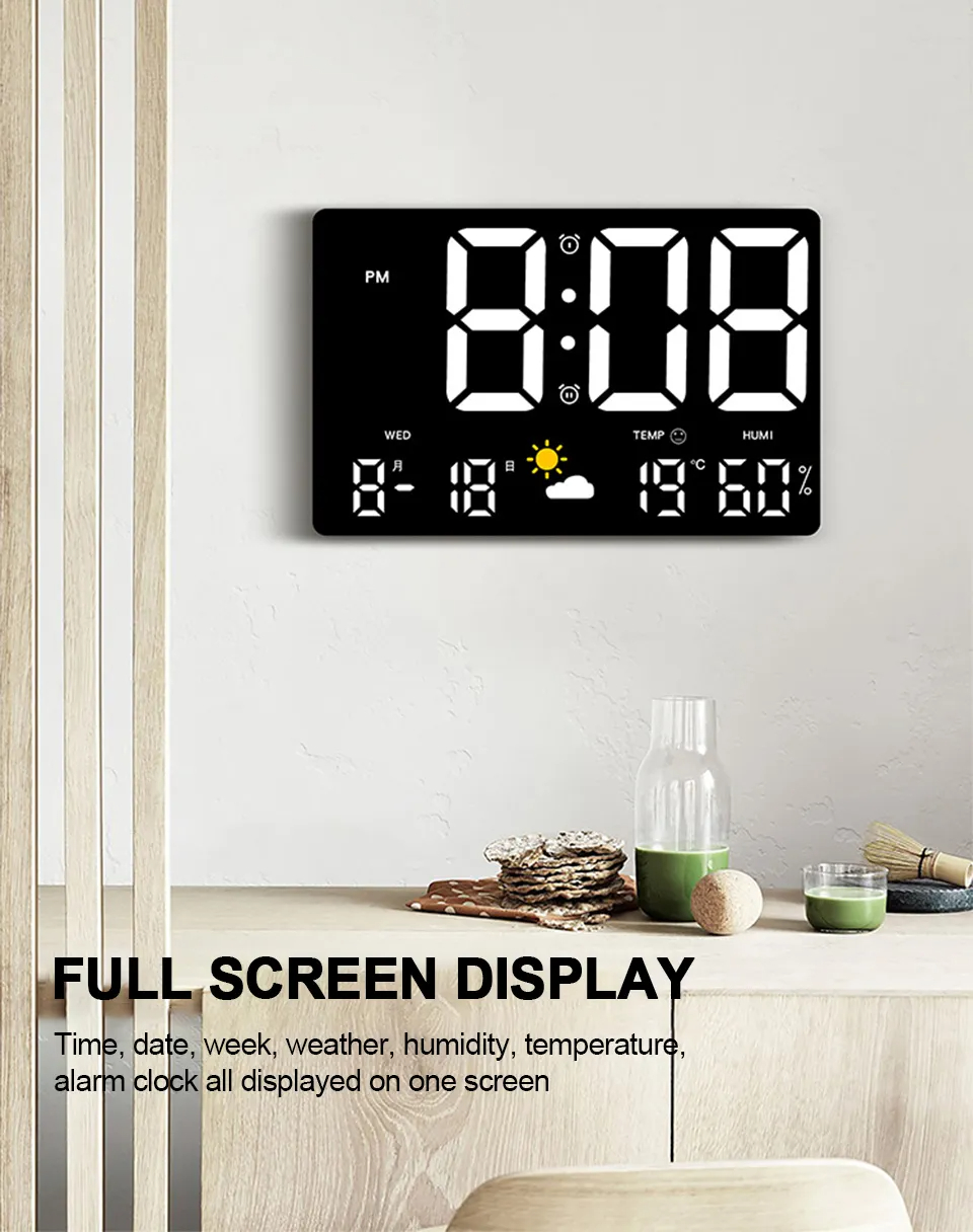 High-DefinitionLarge-ScreenRectangleWallClockTemperatureandHumidityDisplayWeatherClockMulti-Function-1999670-4