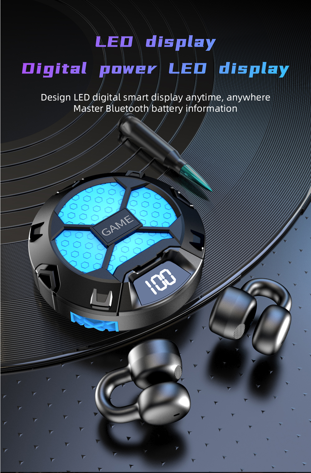 K23TWSbluetooth50EarphoneHiFi8DSoundDeepBassNoiseCancellingLEDDigitalDisplayAmbientLightingTouchCont-1983345-8