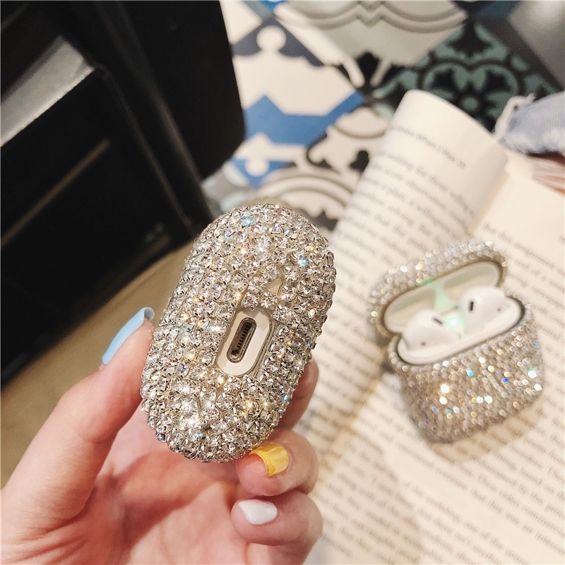 Luxury3DDiamondGlitterBlingbluetoothWirelessEarphoneProtectiveCaseCoverforAirPods12forAirpodsPro3-1648017-5