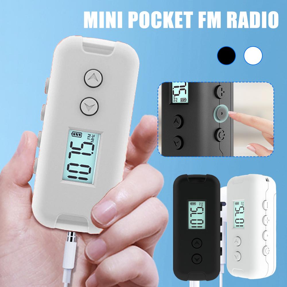 MiniPortablePocketFMRadio50-108MHZRadioReceiverDSPChipLCDDisplay35mmPlugHandheldRadiosReceiver-1994997-6