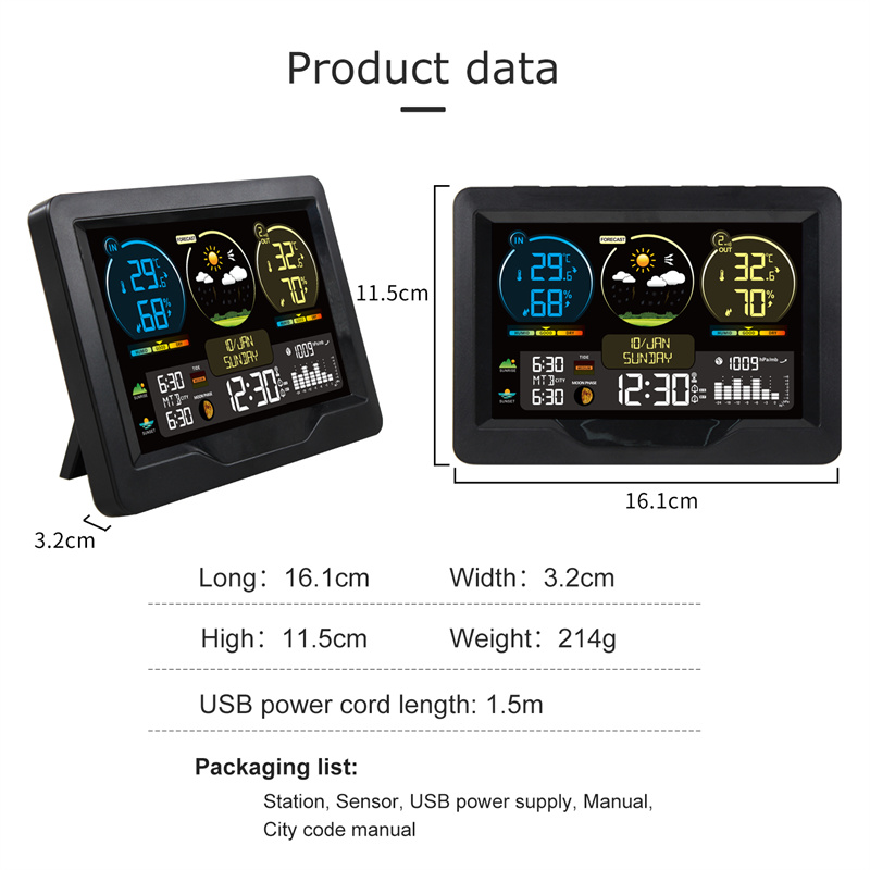 MultifunctionalWirelessWeatherStationIndoorOutdoorTemperatureHumidityTimeWeatherForecastFunctionCloc-2001783-12