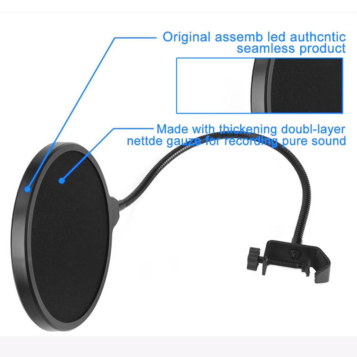 RODDCondenserMicrophoneLiveBroadcastMicComputerKaraokeLargeDiaphragmwithBracketforYoutube-1570118-5