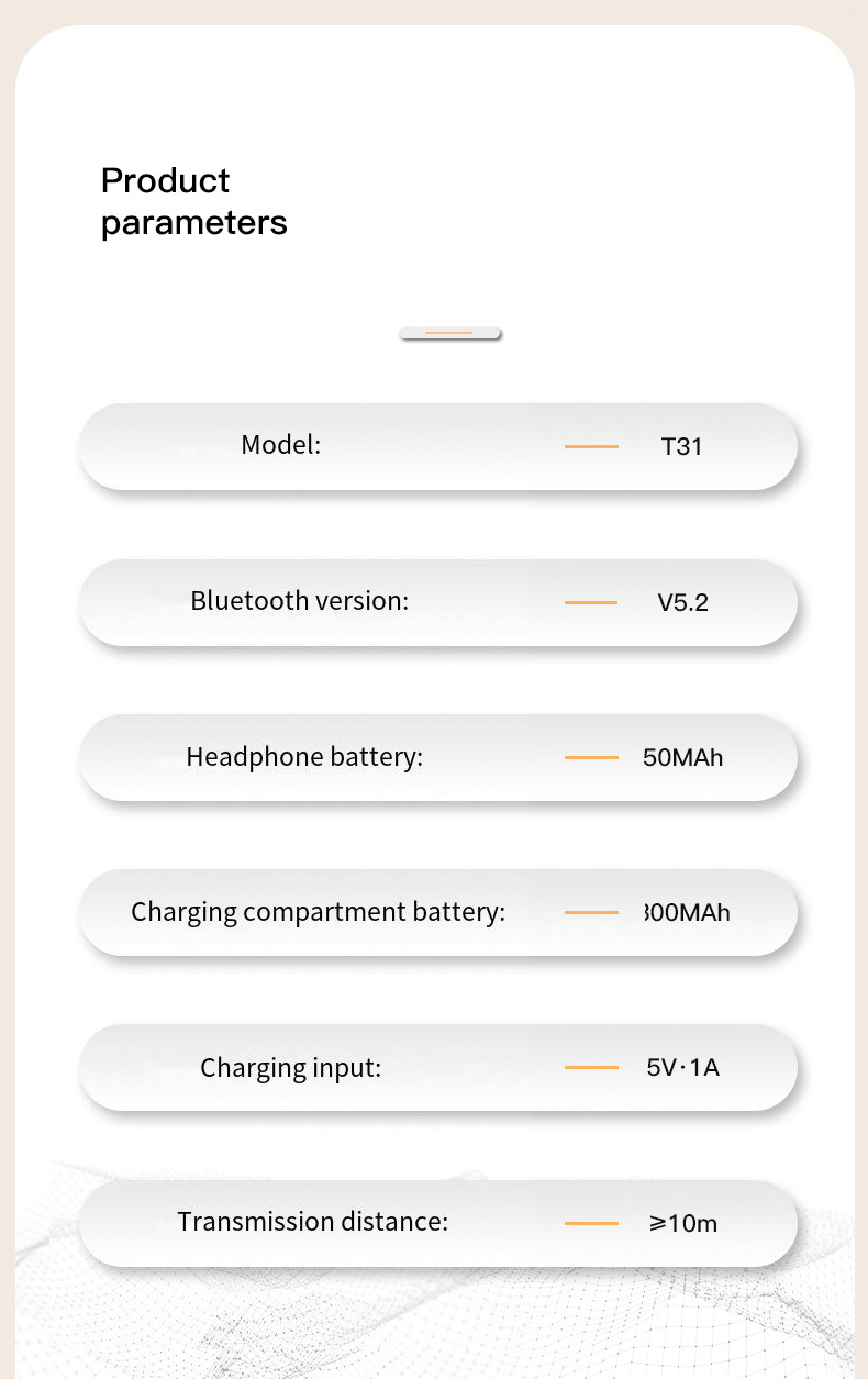 T31TWSEarphonebluetoothV5213mmDymanicDriverHiFiStereo300mAhLEDBatteryDisplaySBCaptCodecHDCallsIPX6Wa-1983910-11