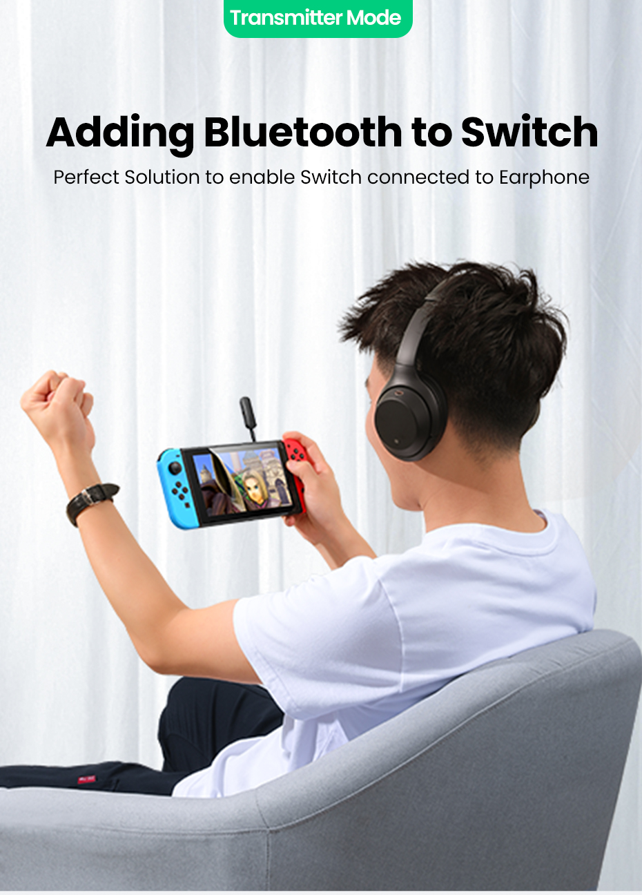 Ugreen2-in-1bluetoothAdapterTransmitterReceiverLongBatteryLife35mmAudioWirelessAdapterforEarphonesTV-1986968-6