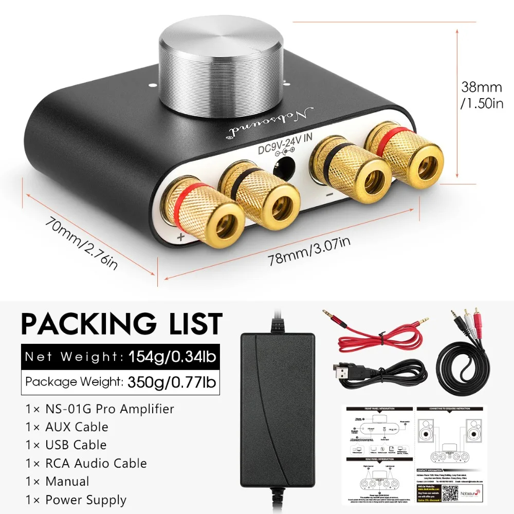 X25MinibluetoothTPA3116DigitalAmplifierHifiStereoAudioReceiverPowerAmp50W50WCarSoundAmplifiers-2004055-8