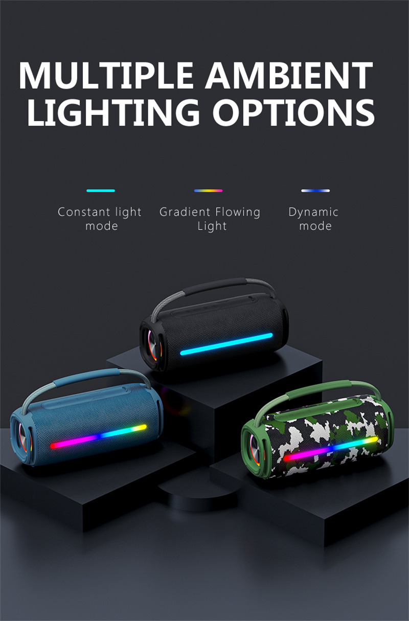 X520WbluetoothSpeakerPortableSpeaker3DStereoDeepBassRGBLight20HPlaybackHands-freeCallsIPX6Waterproof-2013623-4